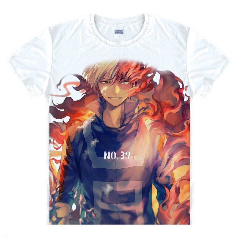 Newest My Hero Academia T Shirts Men Short Sleeve Clothing Boku No Hero Academia