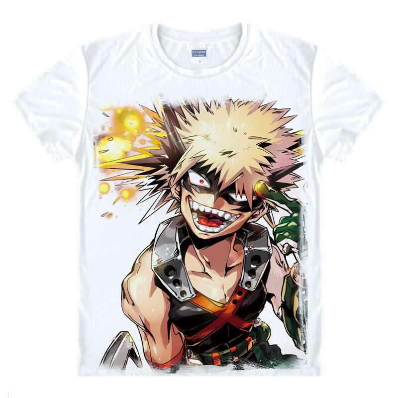 Newest My Hero Academia T Shirts Men Short Sleeve Clothing Boku No Hero Academia