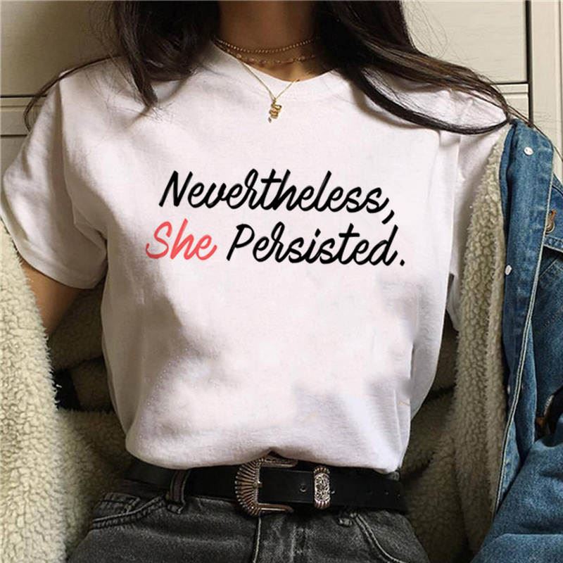 2020 Feminists T Shirt Women Feminism GRL PWR Ullzang Harajuku T-shirt Girl Powe