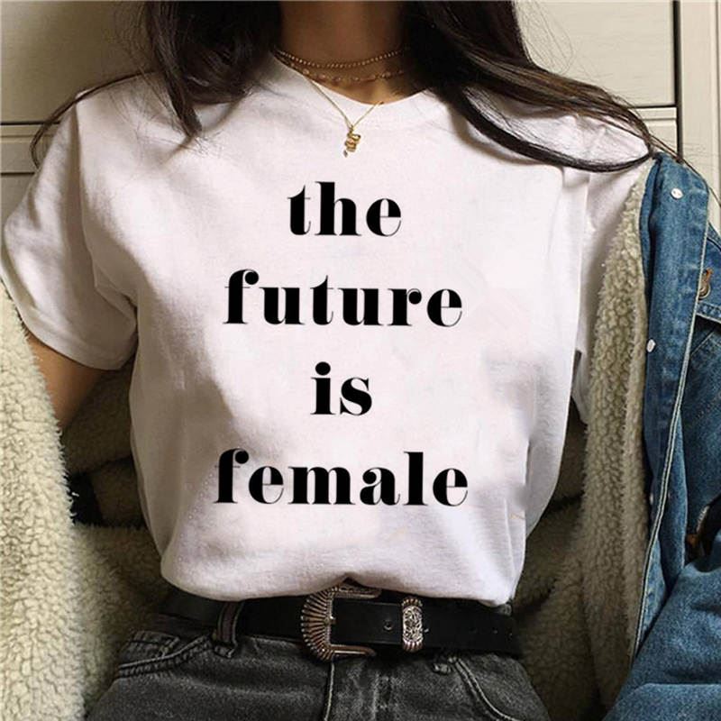 2020 Feminists T Shirt Women Feminism GRL PWR Ullzang Harajuku T-shirt Girl Powe