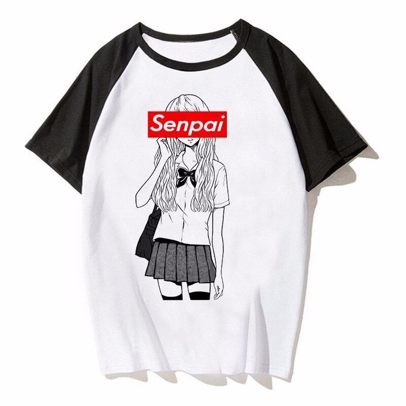 Japanese Anime Shirt  Senpai T Shirt Men Male Women T-shirt Boku No Hero Academi