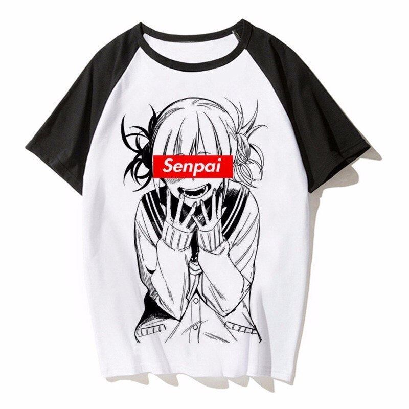 Japanese Anime Shirt  Senpai T Shirt Men Male Women T-shirt Boku No Hero Academi