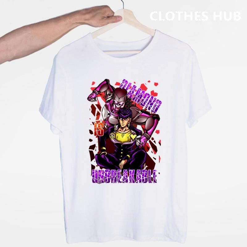 JoJo Bizarre Adventure Funny T-shirts for Man/woman Japan Anime Printed Tshirt C