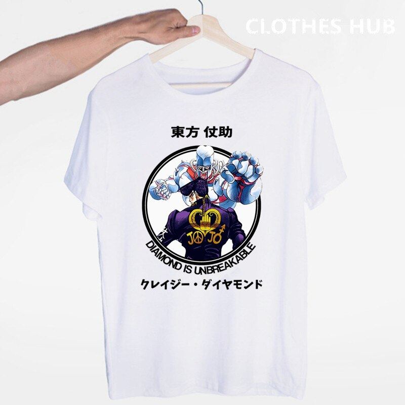 JoJo Bizarre Adventure Funny T-shirts for Man/woman Japan Anime Printed Tshirt C