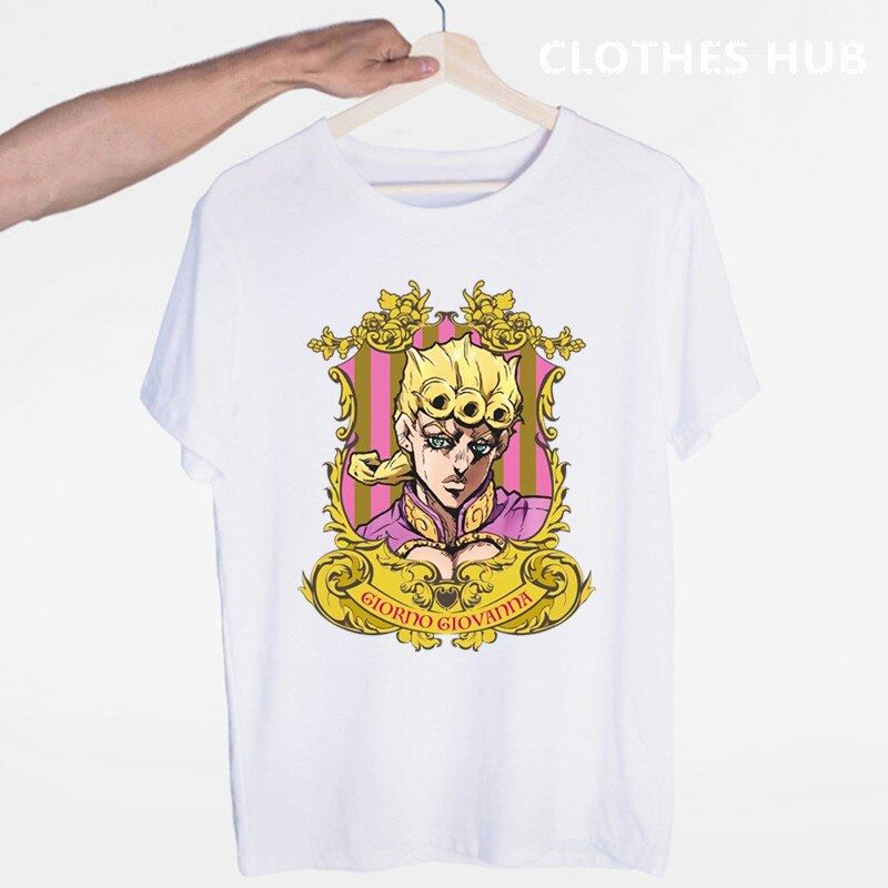 JoJo Bizarre Adventure Funny T-shirts for Man/woman Japan Anime Printed Tshirt C