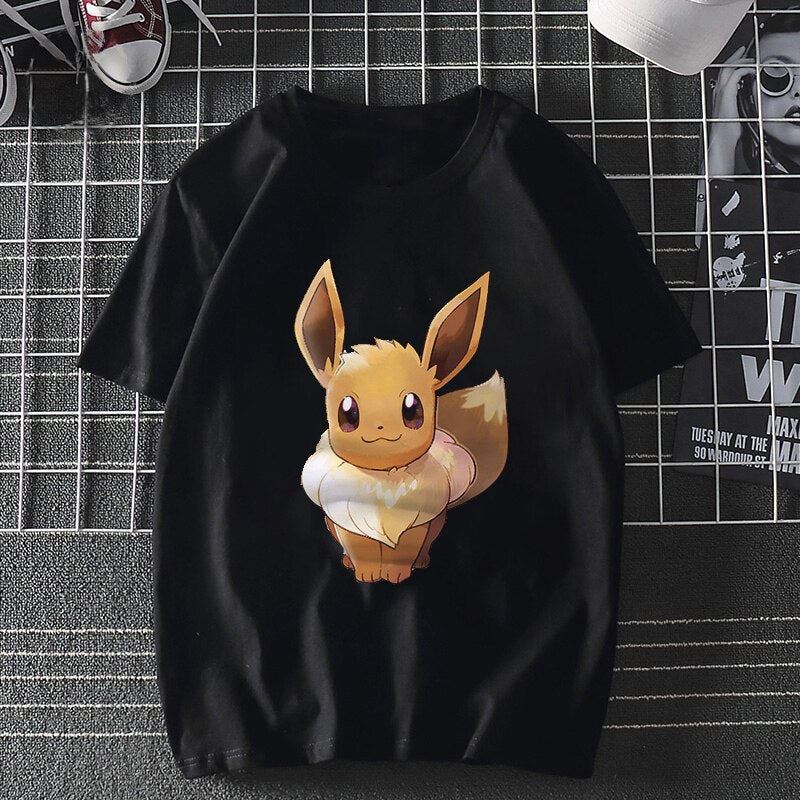 Kawaii Animal Unisex T-shirt  O-Neck Casual Korean Style Clothes Harajuku Japan