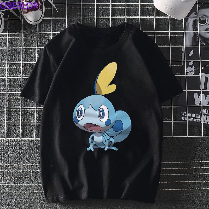 Kawaii Animal Unisex T-shirt  O-Neck Casual Korean Style Clothes Harajuku Japan