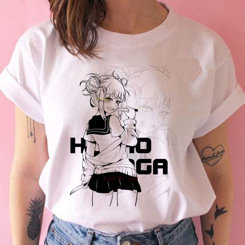 senpai Himiko Toga t shirt Boku No Hero Academia Anime waifu tshirt 90s funny Ca