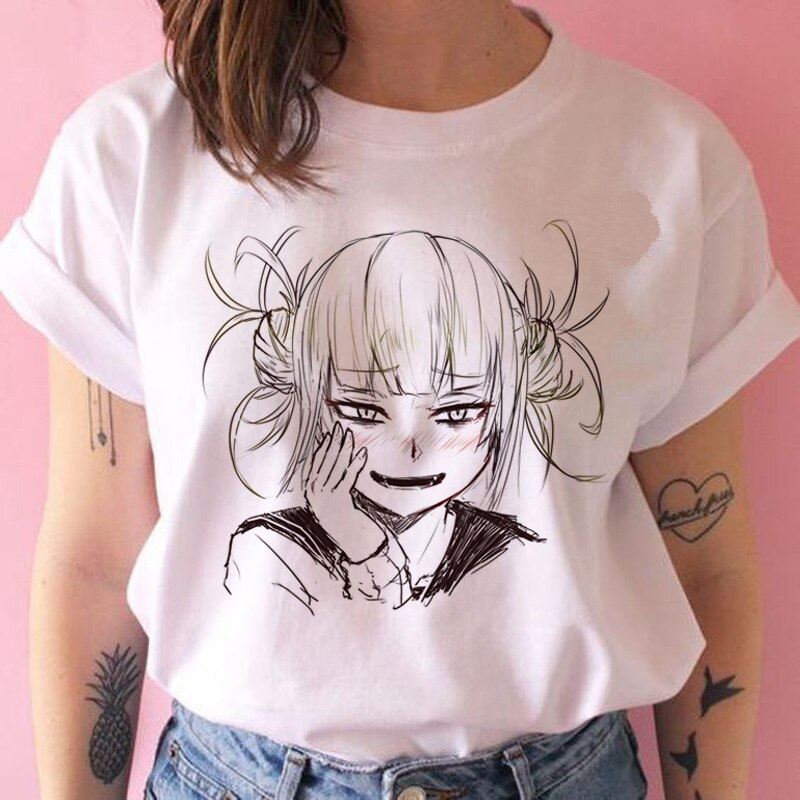 senpai Himiko Toga t shirt Boku No Hero Academia Anime waifu tshirt 90s funny Ca