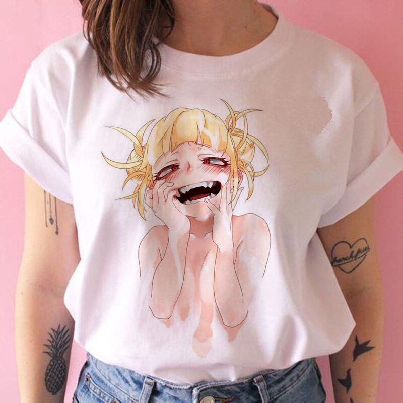 senpai Himiko Toga t shirt Boku No Hero Academia Anime waifu tshirt 90s funny Ca