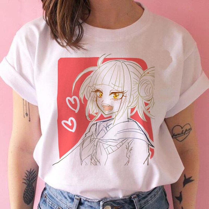 senpai Himiko Toga t shirt Boku No Hero Academia Anime waifu tshirt 90s funny Ca