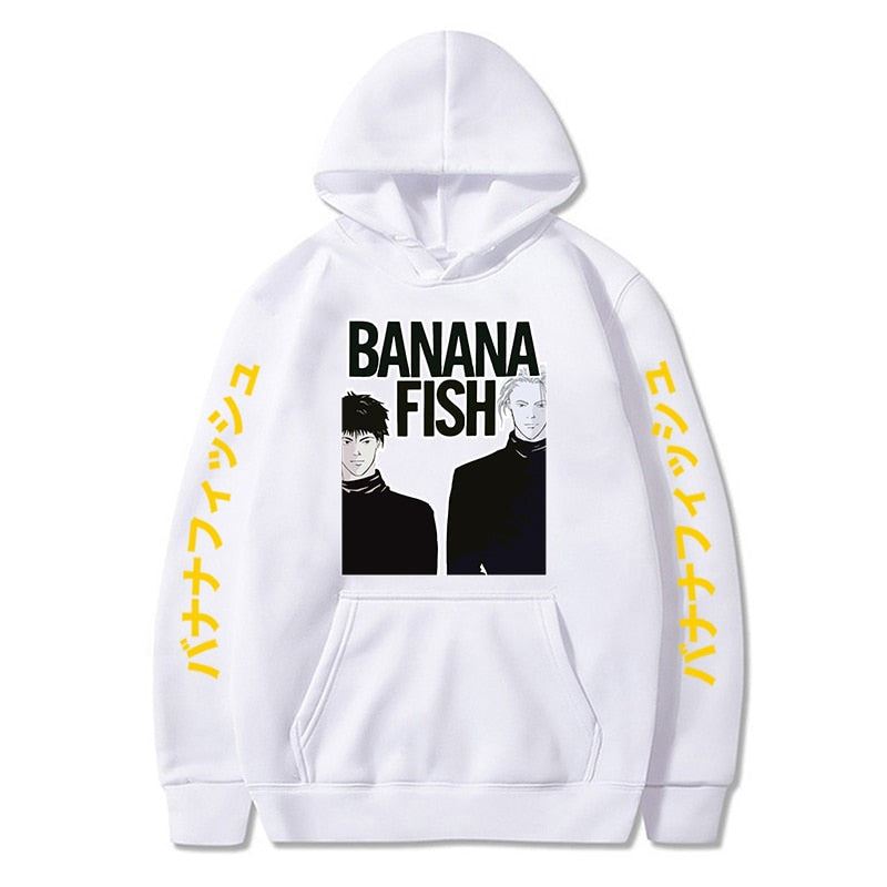 Banana Fish Anime Hoodie Men/Women Popular Fashion Harajuku Banana Fish Hoodies