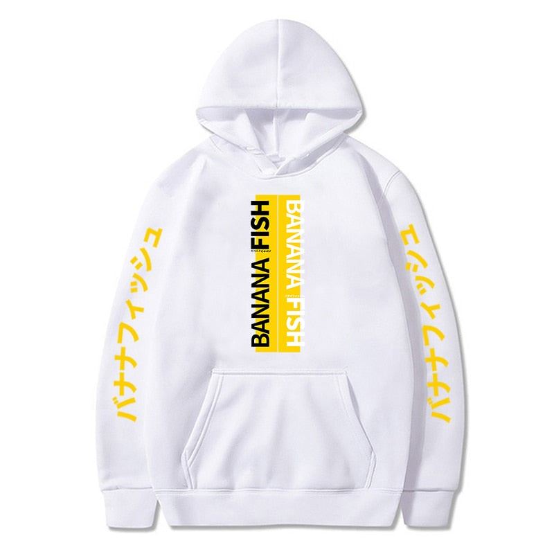 Banana Fish Anime Hoodie Men/Women Popular Fashion Harajuku Banana Fish Hoodies