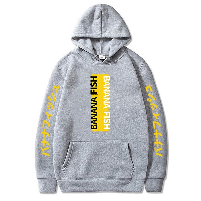 Banana Fish Anime Hoodie Men/Women Popular Fashion Harajuku Banana Fish Hoodies