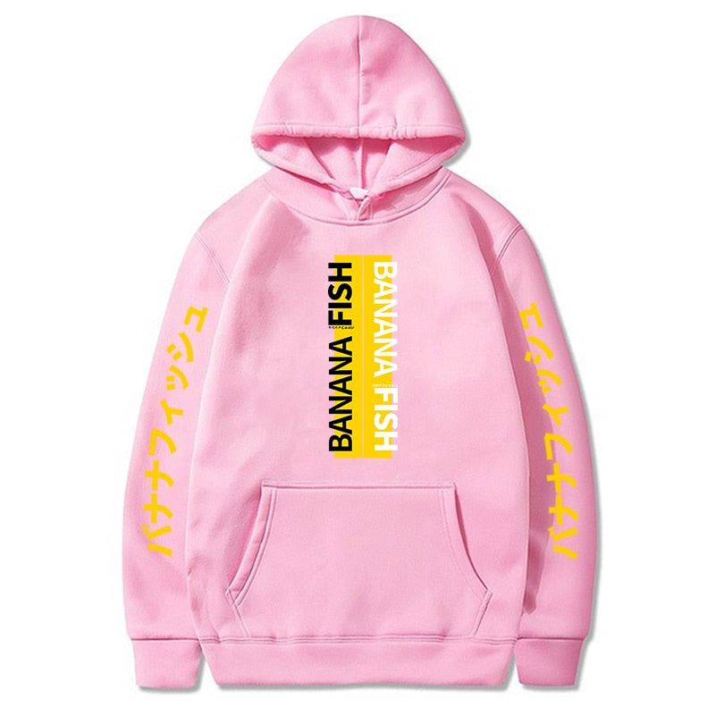 Banana Fish Anime Hoodie Men/Women Popular Fashion Harajuku Banana Fish Hoodies