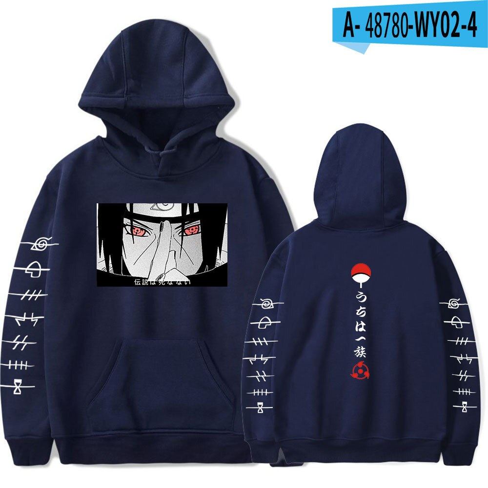 Anime Hoodie Naruto Nippon Comics Peripheral Trend Series Men's and Women's  Swe