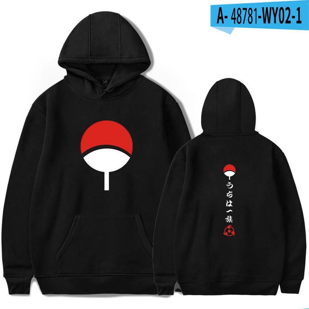 Anime Hoodie Naruto Nippon Comics Peripheral Trend Series Men's and Women's  Swe