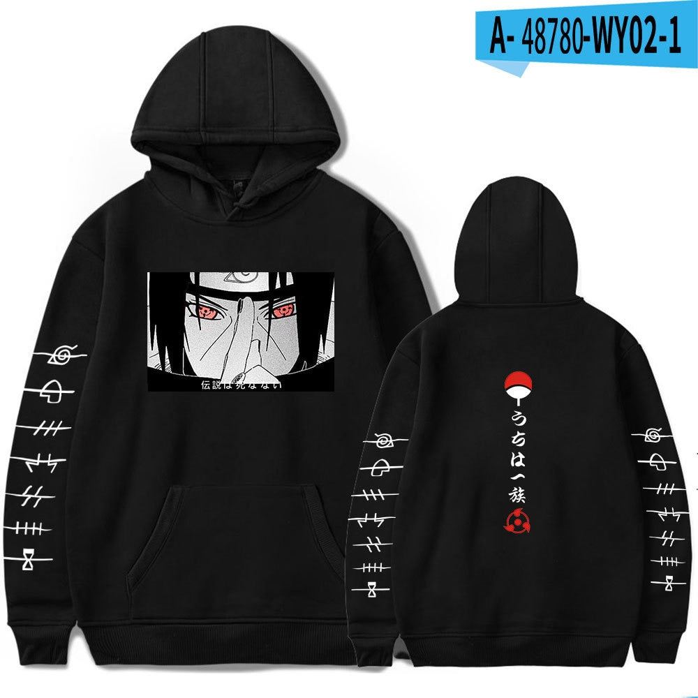 Anime Hoodie Naruto Nippon Comics Peripheral Trend Series Men's and Women's  Swe