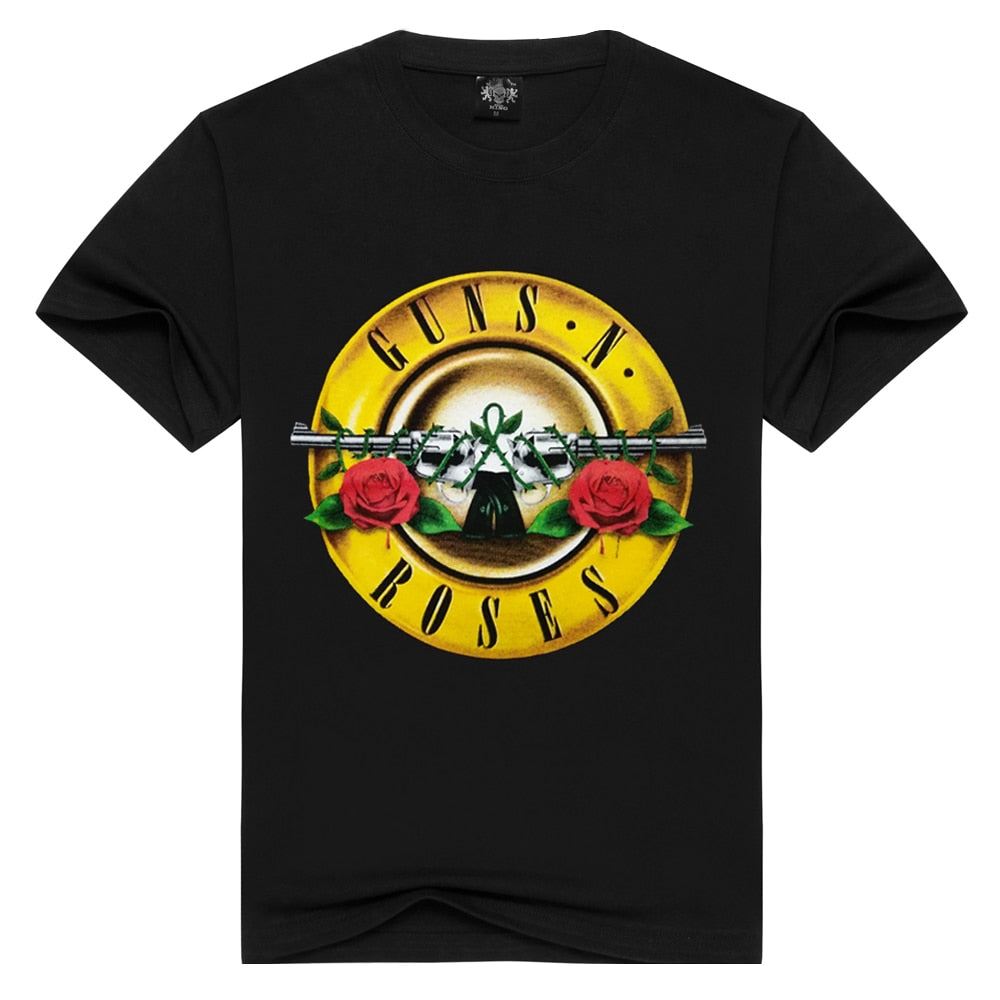 Men's T-shirts 2018 new GUNS N ROSE NIGHTRIAN t shirt men mans tshirt summer cot