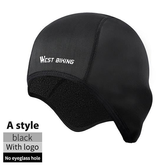 WEST BIKING Cycling Caps Winter Warm Fleece Hats Thermal Bicycle Cap Headwear Go