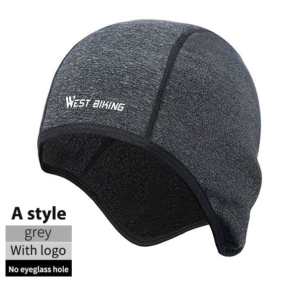 WEST BIKING Cycling Caps Winter Warm Fleece Hats Thermal Bicycle Cap Headwear Go