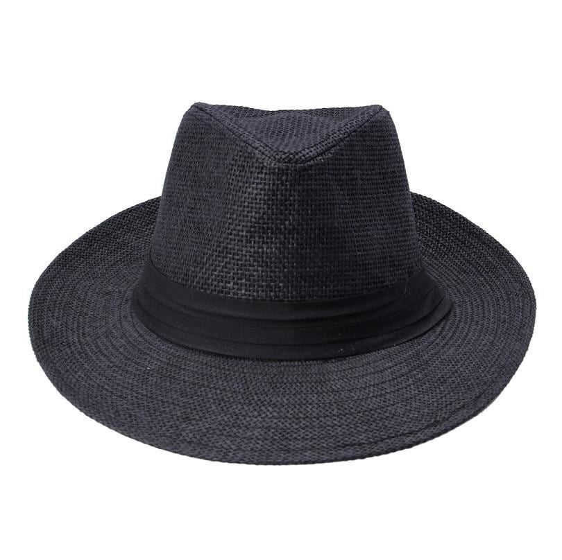 Hot  Fashion Summer Casual Unisex Beach Trilby Large Brim Jazz Sun Hat Panama NEW