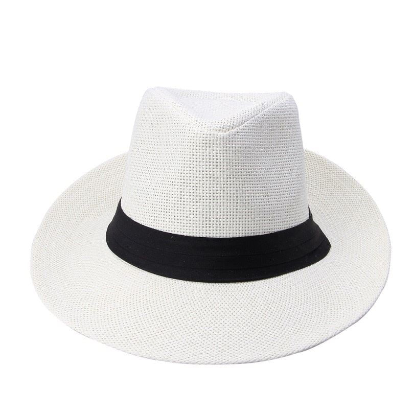 Hot  Fashion Summer Casual Unisex Beach Trilby Large Brim Jazz Sun Hat Panama NEW