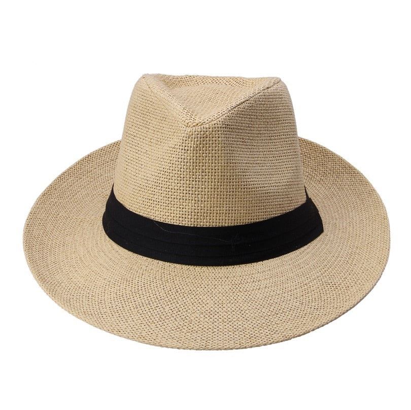 Hot  Fashion Summer Casual Unisex Beach Trilby Large Brim Jazz Sun Hat Panama NEW