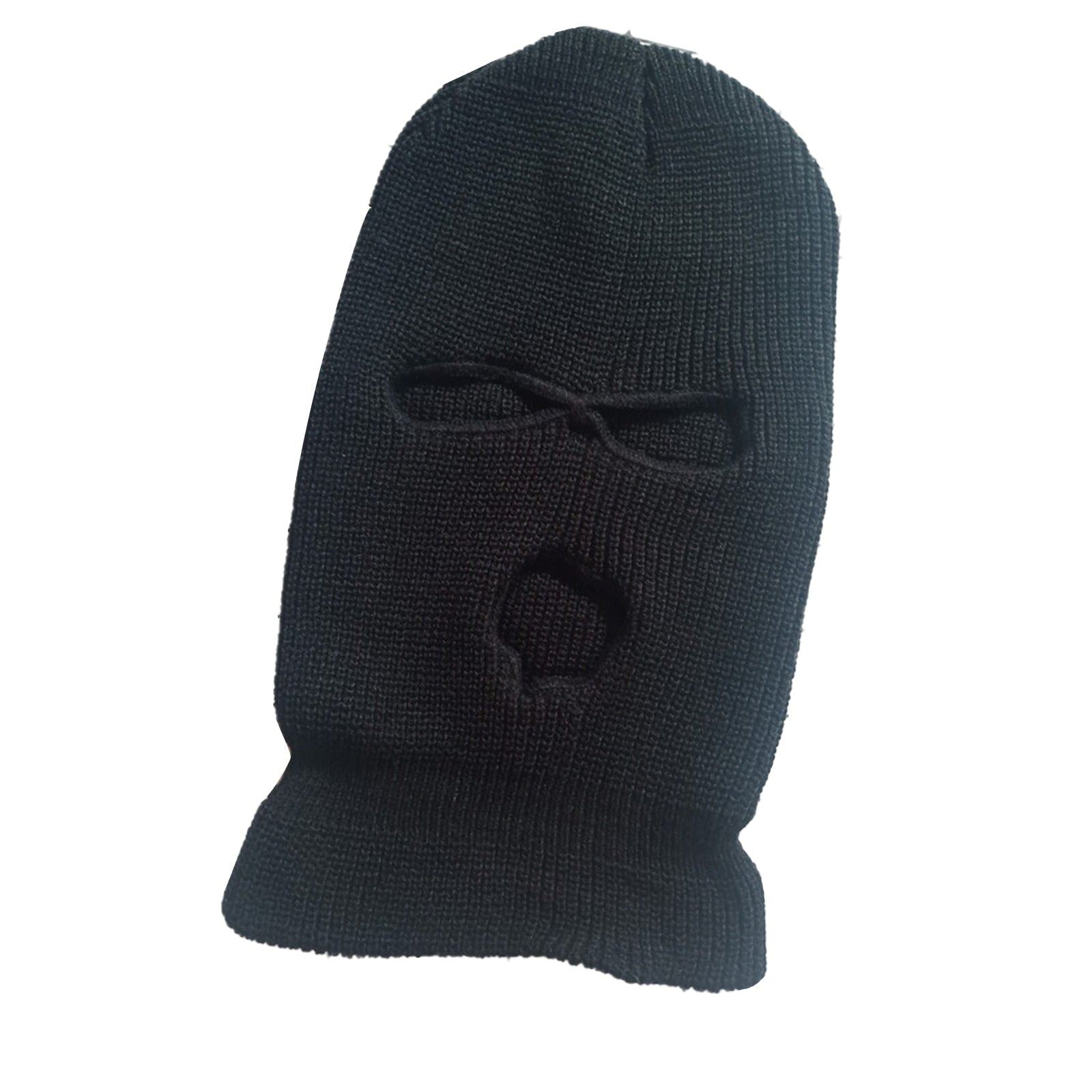 Full Face Cover Hats Beanie 3 Holes Balaclava Hiking Cycling Ski Winter Outdoor