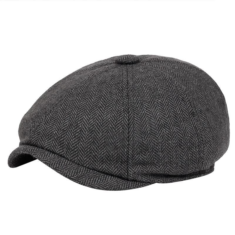 Men Beret Newsboy Hat Celebrity Caps Vintage Tweed Peaky Blinders Berets Flat Pe