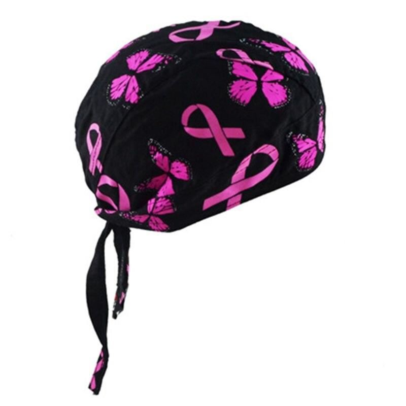 Unisex Motorcycle Biker Skull Cap Beanie Hip Hop Dance Butterfly Print Bandana H