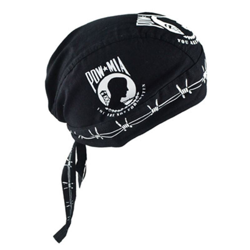 Unisex Motorcycle Biker Skull Cap Beanie Hip Hop Dance Butterfly Print Bandana H