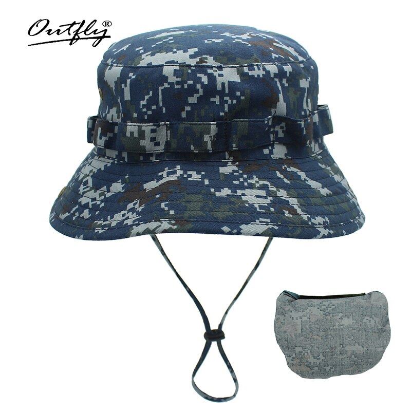 Outfly Digital Camouflage Army Hat Outdoor Camping Men Short Brim Hat Wholesale