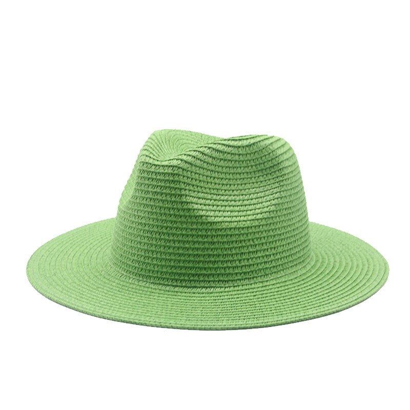 sun hats summer spring women men wide brim solid straw hats outdoor beach travel