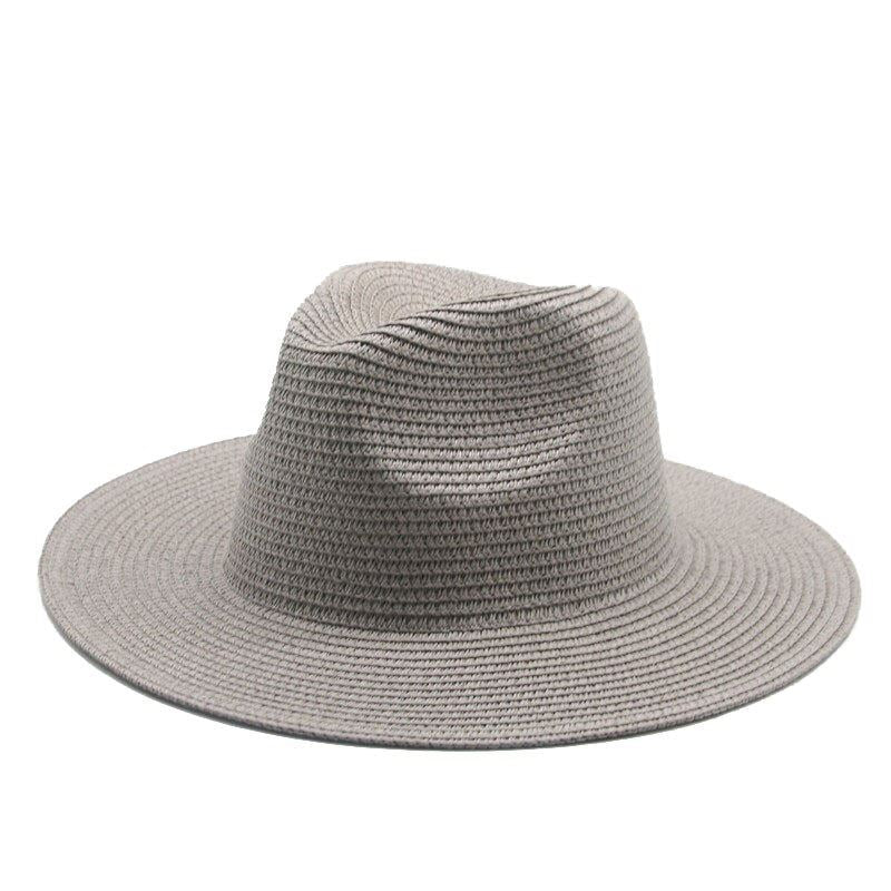 sun hats summer spring women men wide brim solid straw hats outdoor beach travel