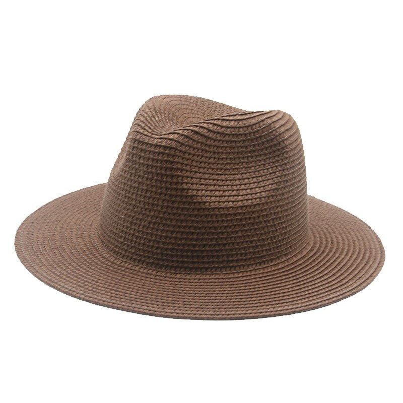 sun hats summer spring women men wide brim solid straw hats outdoor beach travel