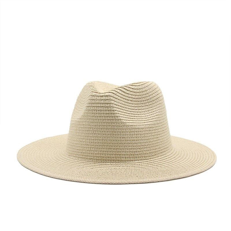 sun hats summer spring women men wide brim solid straw hats outdoor beach travel