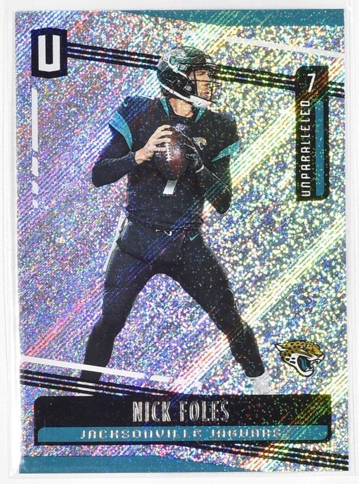 Nick Foles Panini Jacksonville Jaguars Football Card no. 64 2019