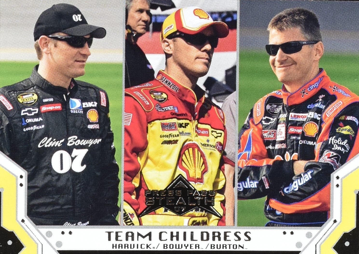 Team Childress Press Pass Stealth 2007 Nascar Card