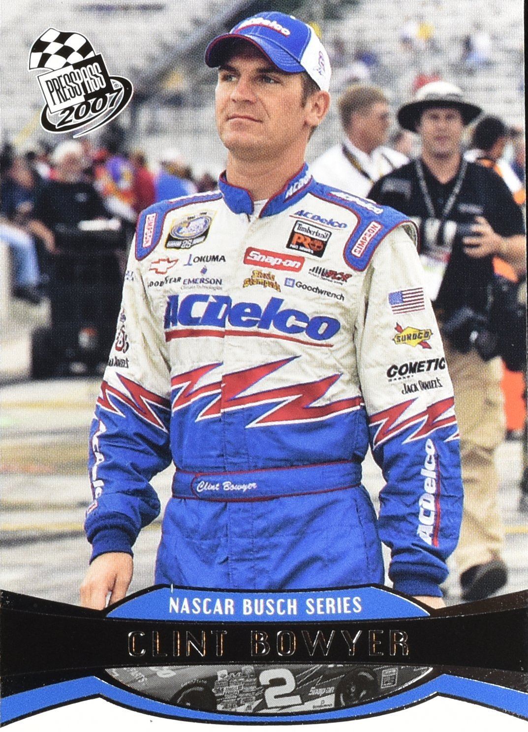 Clint Bowyer Nascar Busch Series 2007 press Pass