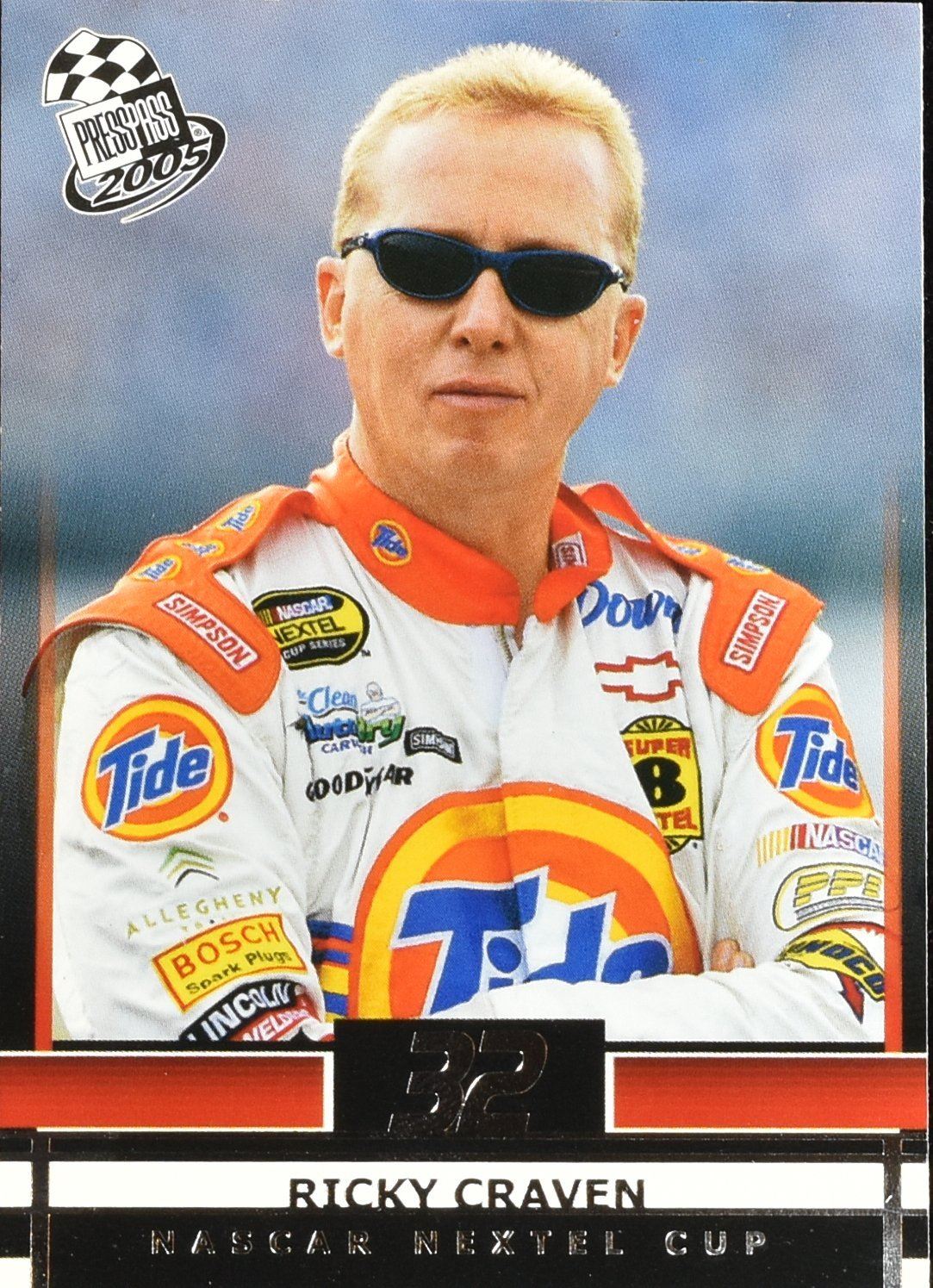 Ricky Craven Press pAss 2005 Nextel Cup Nascar Card