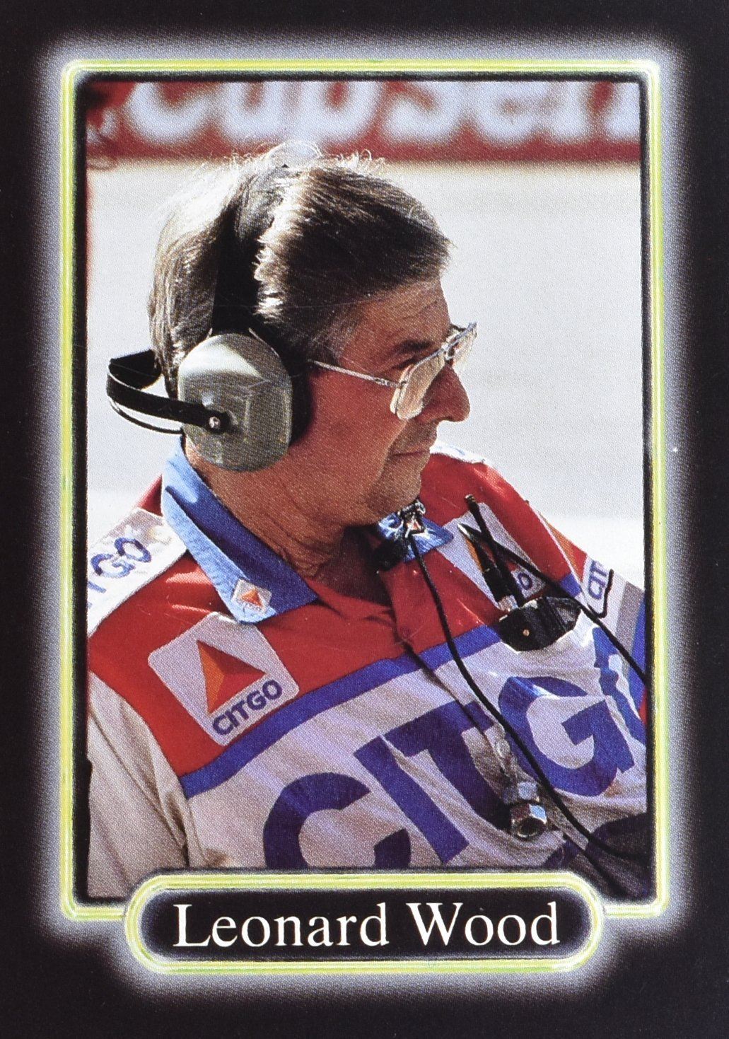 Leonard Wood No. 74 Race Cards Collection MAXX Nascar Card