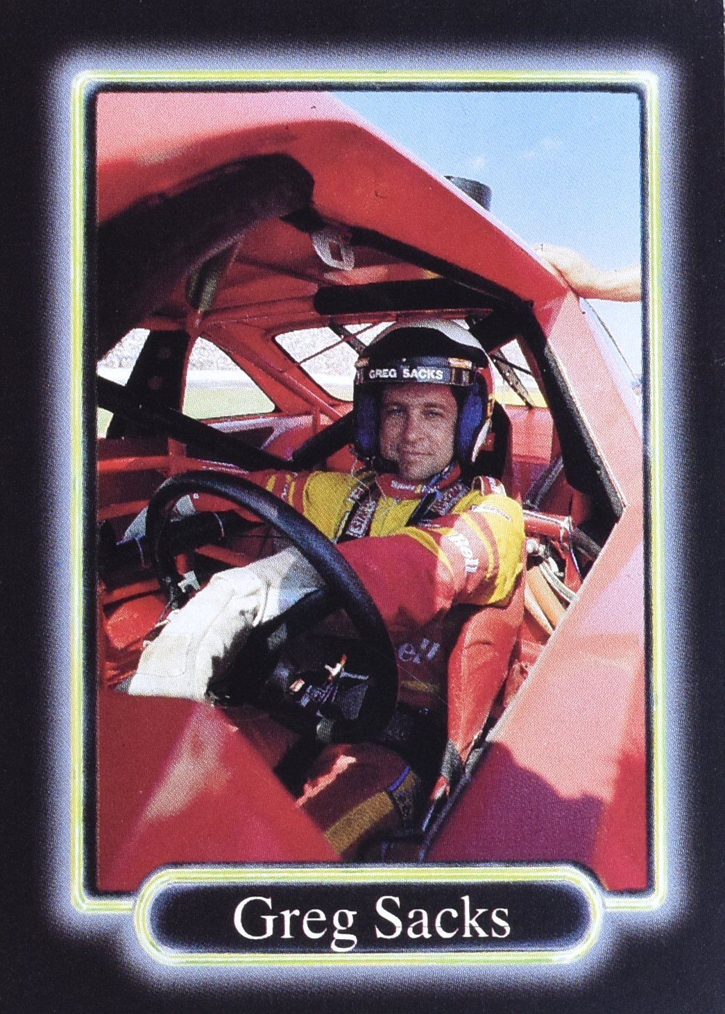 Greg Sacks No. 48 Race Cards Collection MAXX Nascar Card