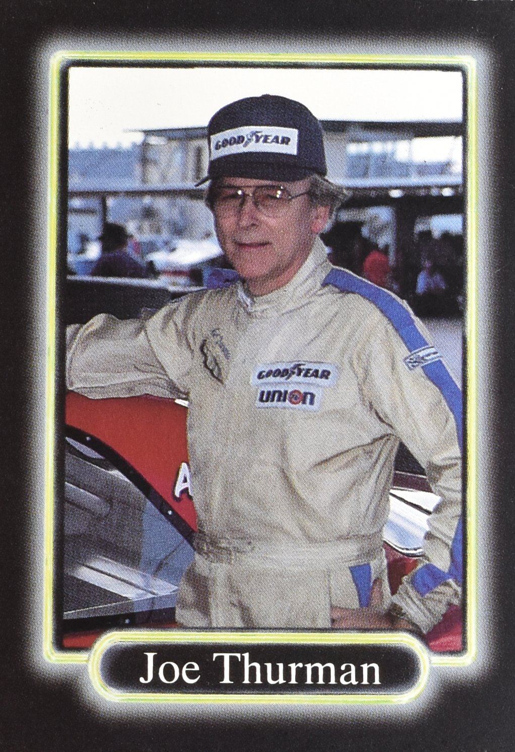 Joe Thurman No. 136 Race Cards Collection MAXX Nascar Card