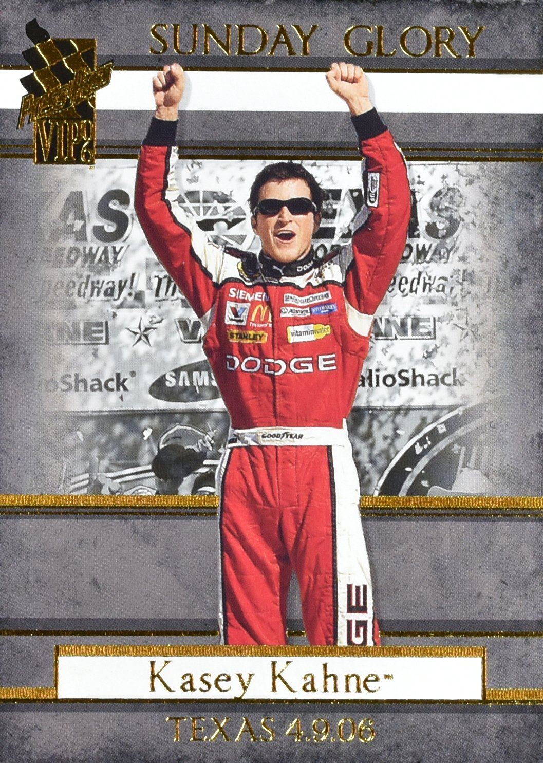 Kasey Kahne Texas 2006 Sunday Glory Press pass VIP No. 46