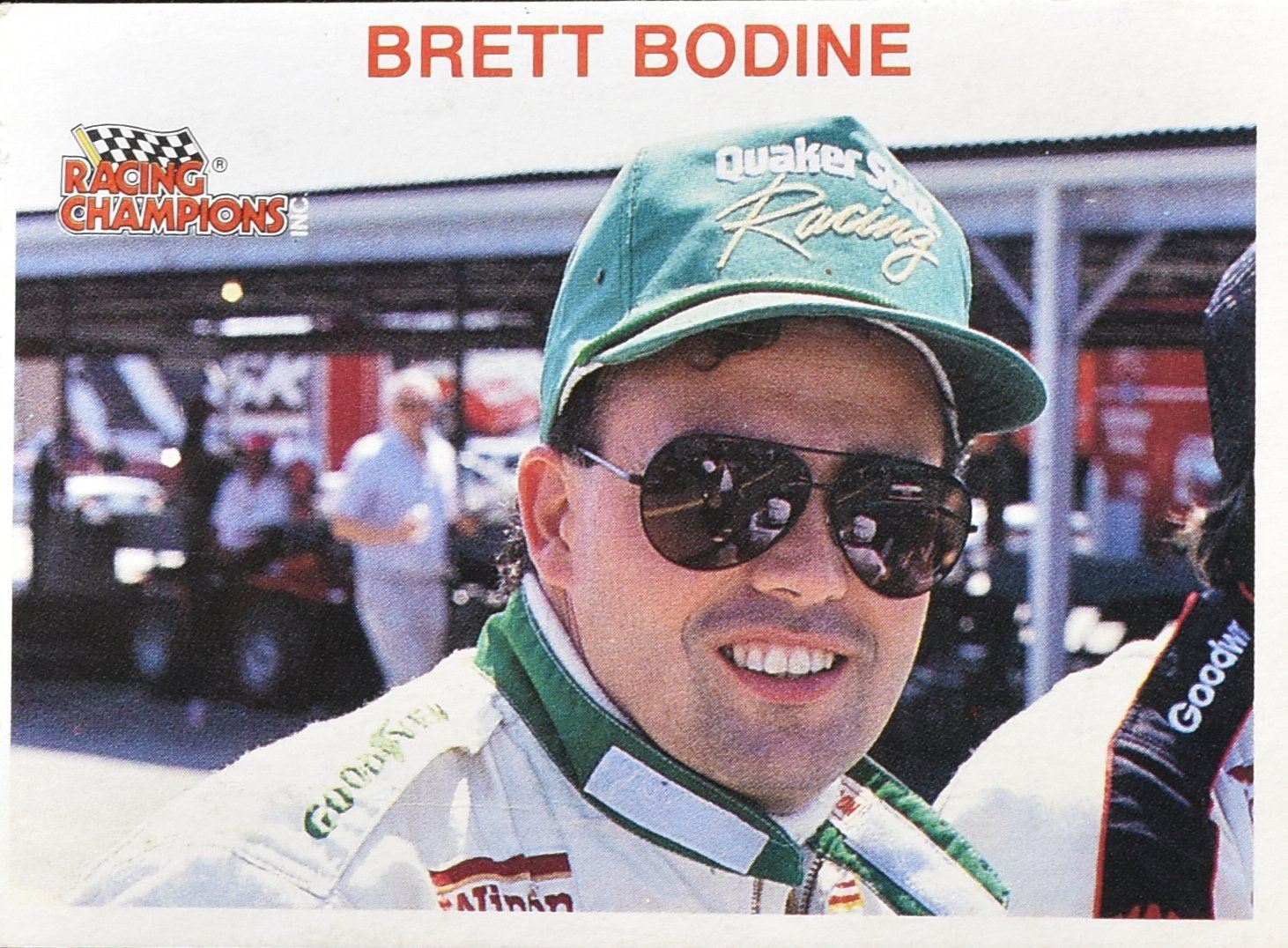 Brett Bodine Racing Champions Nascar Card