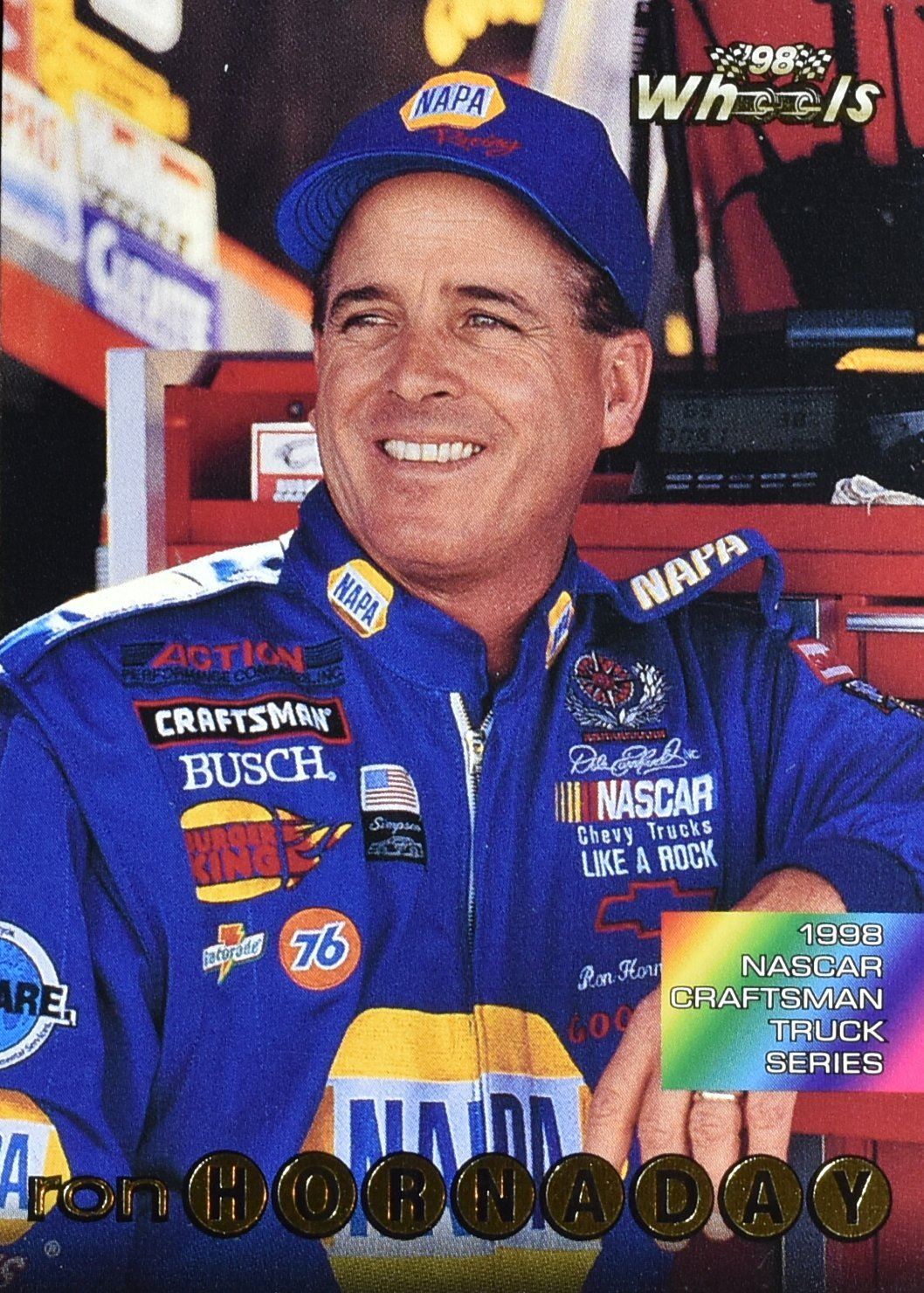 Ron Hornaday 1998 Nascar Card No. 66