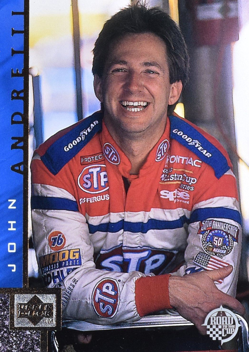 John Andretti Road to the cup Upper Deck No. 43 1998