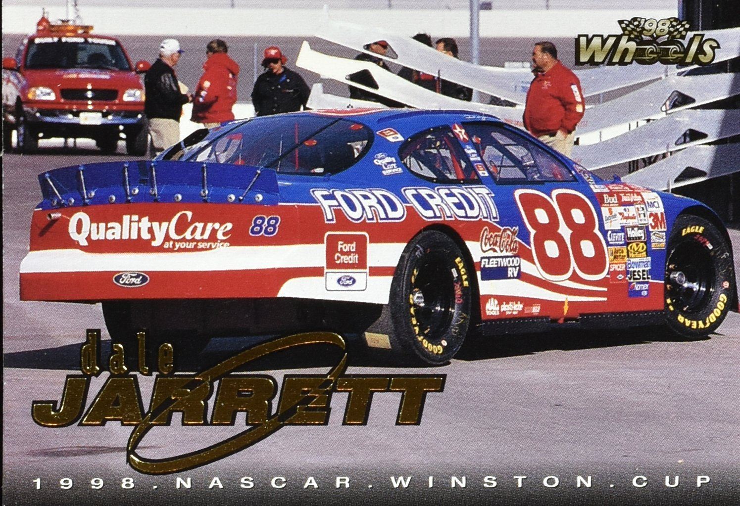 Dale Jarret 1998 Wheels nascar Card 38