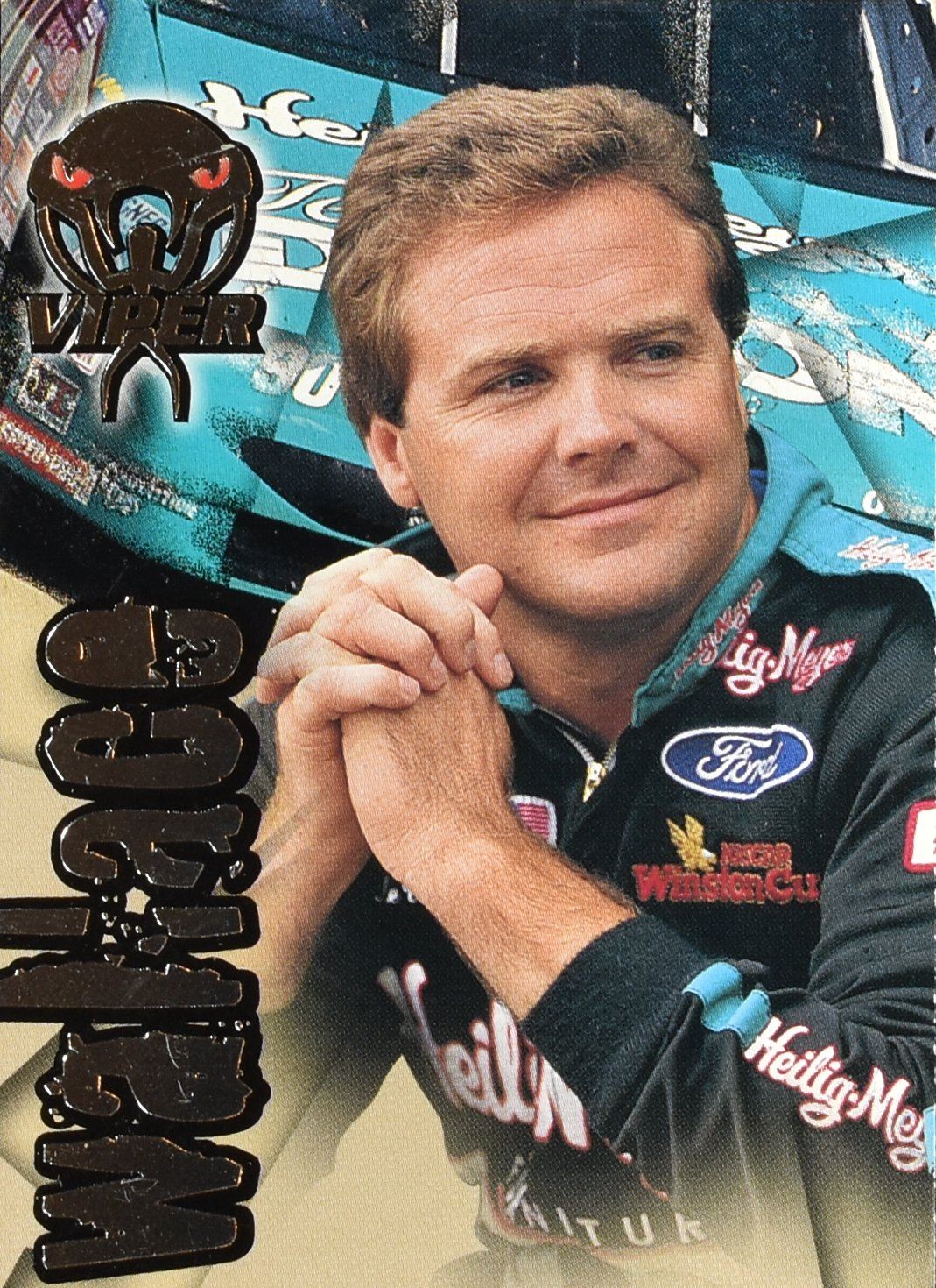 Mike Wallace No. 62 Viper Wheels 1996 Nascar Card